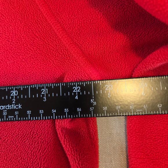 The North Face Men’s Red Polartec Classic Quarter Zip Fleece Pullover Size Large - Picture 10 of 14